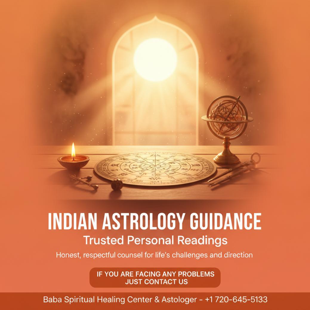 Indian astrologer tools and Vedic astrology chart in Lakewood setting