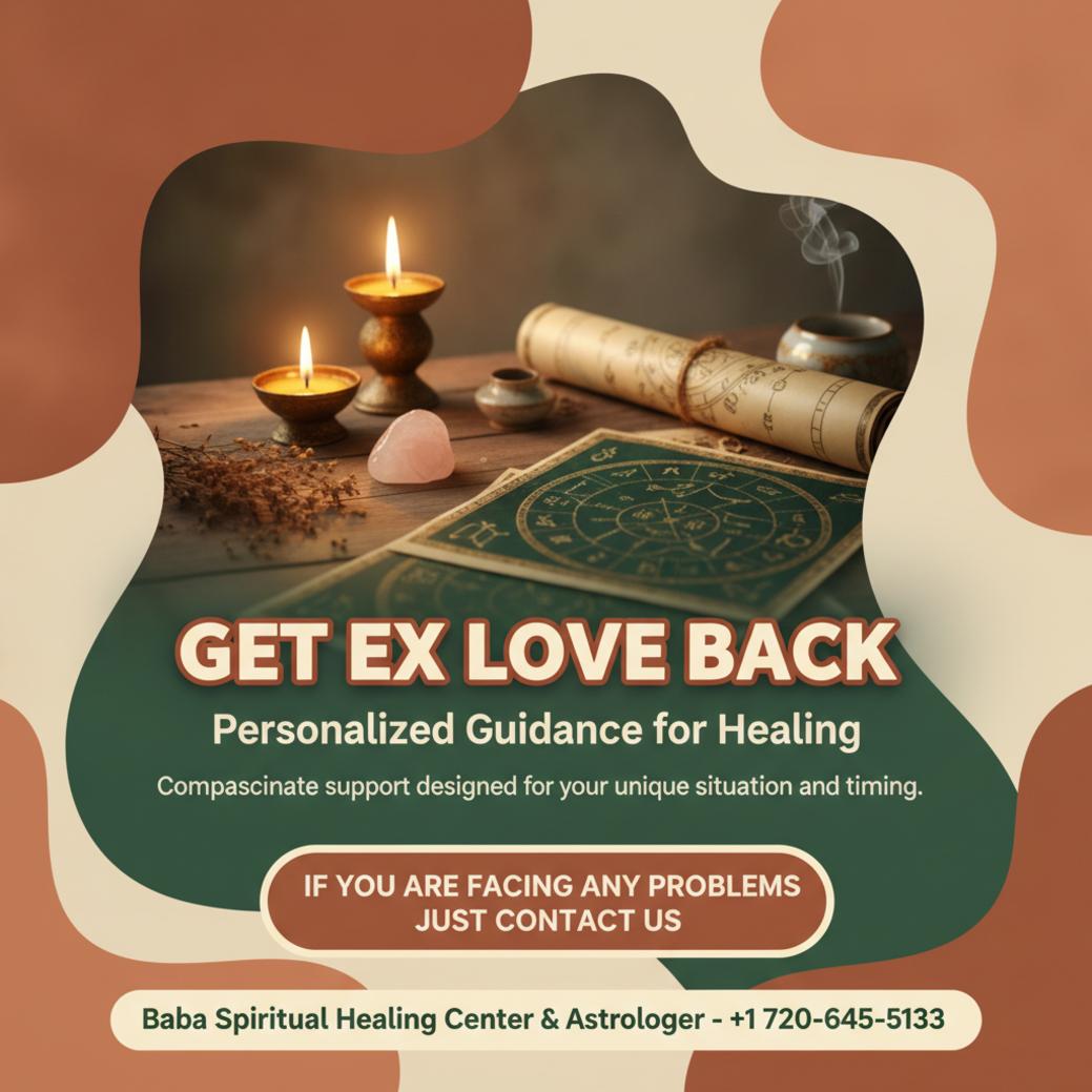 Spiritual altar setup for get ex love back in Colorado with candles and astrology charts