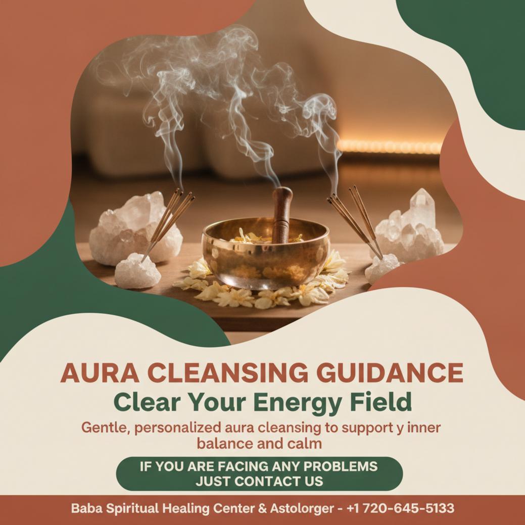 Aura cleansing tools and calm spiritual setting in Denver, CO