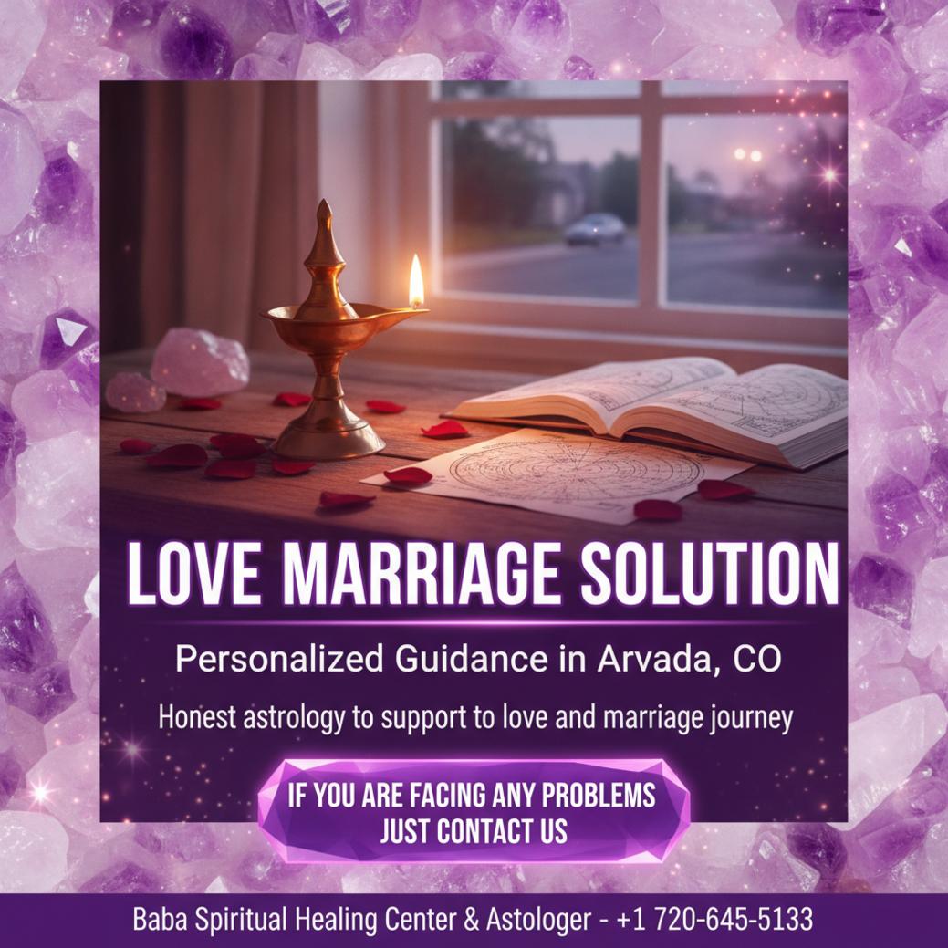 Love marriage solution astrology charts on desk in Arvada calm setting