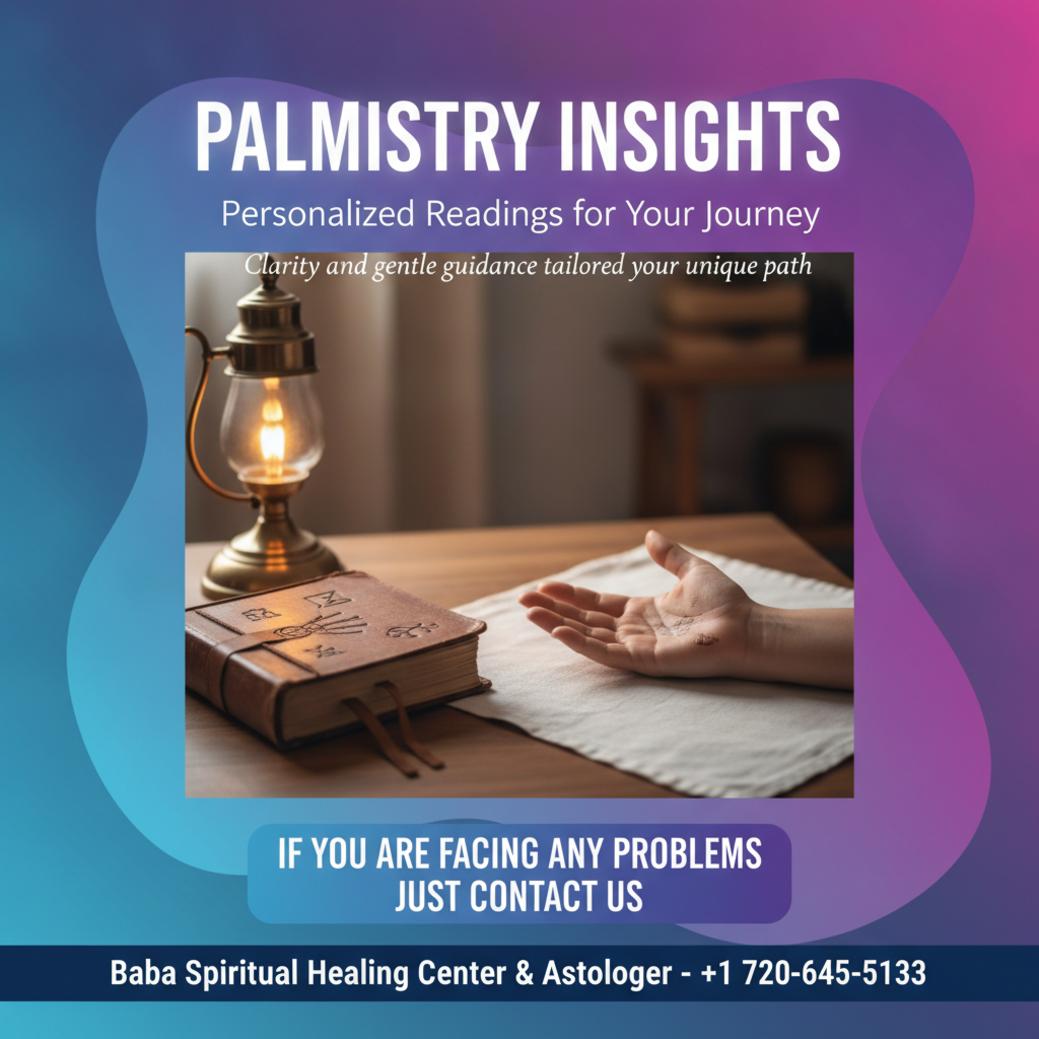 Palmistry hand reading session setup in Centennial CO calm room